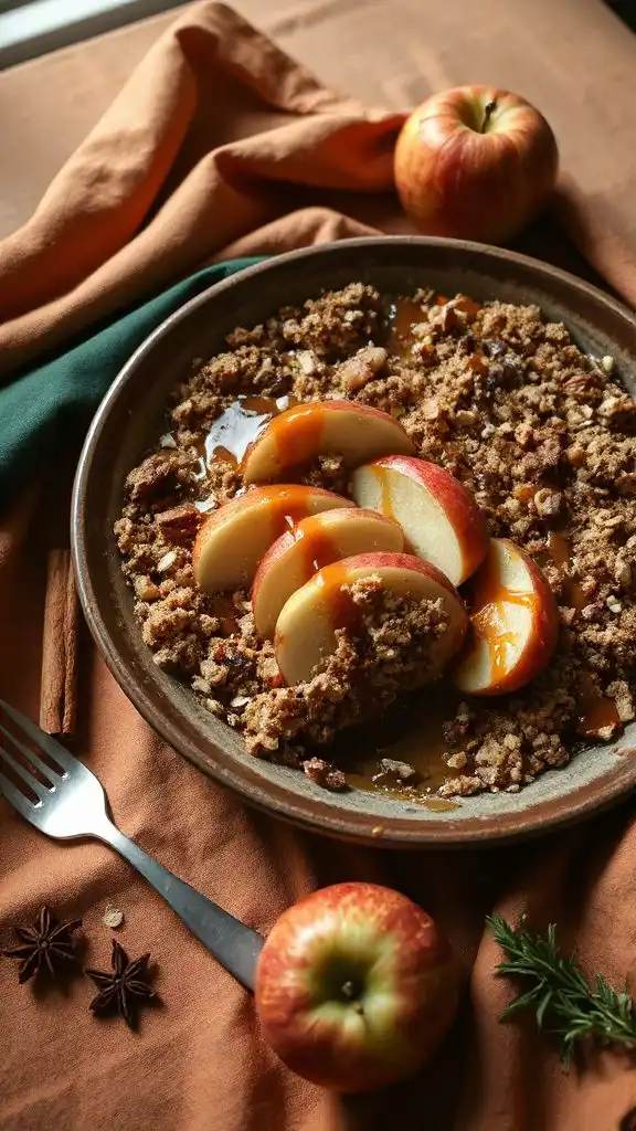 caramel apple crumble recipe