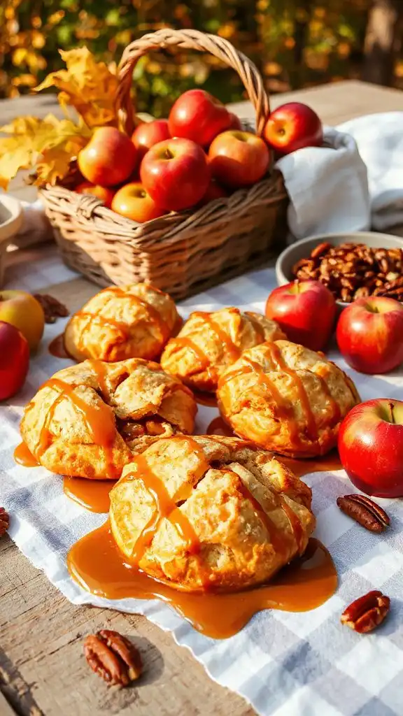 caramel apple hand pies