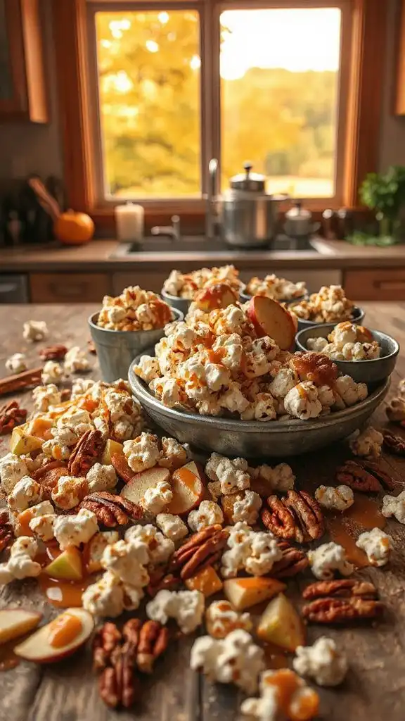 caramel apple inspired snack mix