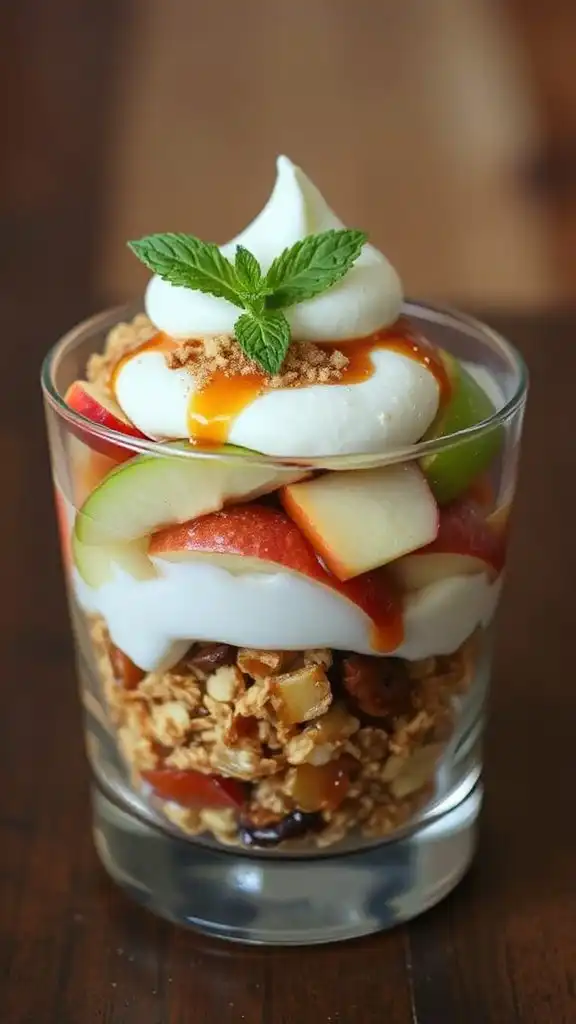 caramel apple yogurt delight