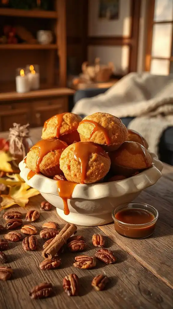 caramel pecan breakfast muffins