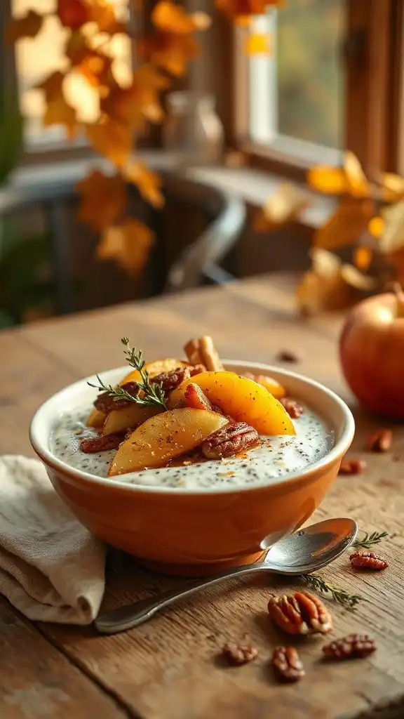 caramelized apple chia bowl caramelized apple chia bowl