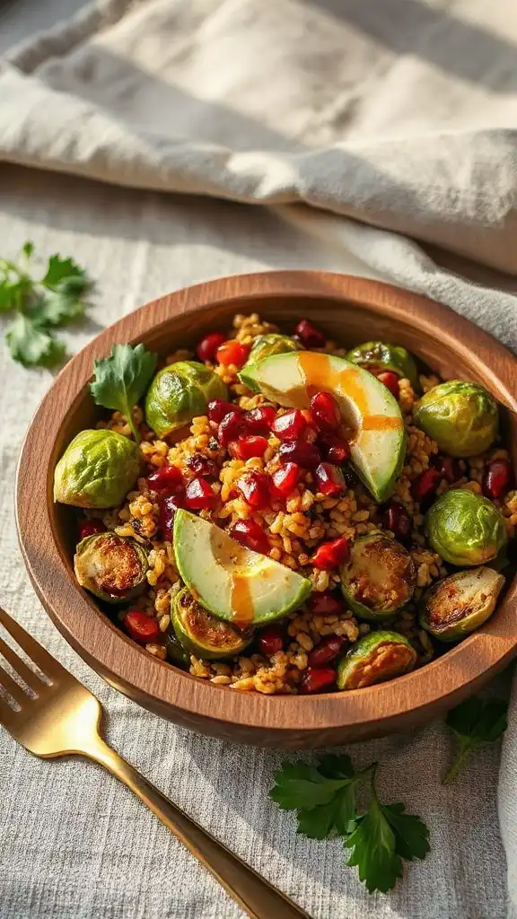 caramelized brussels sprouts salad
