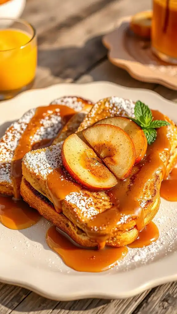 caramelized cinnamon apple indulgence