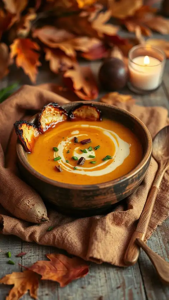caramelized onion celeriac soup