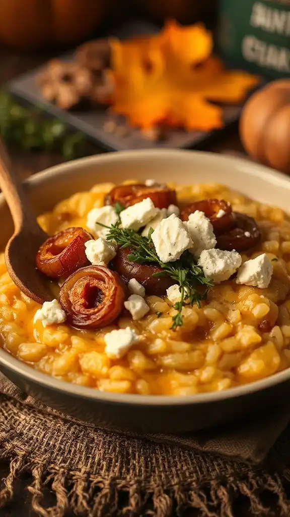 caramelized onion goat cheese risotto
