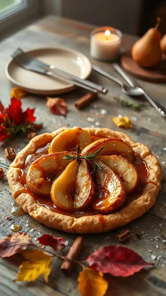 caramelized pear tart recipe