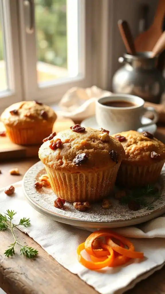 carrot cake muffins recipe