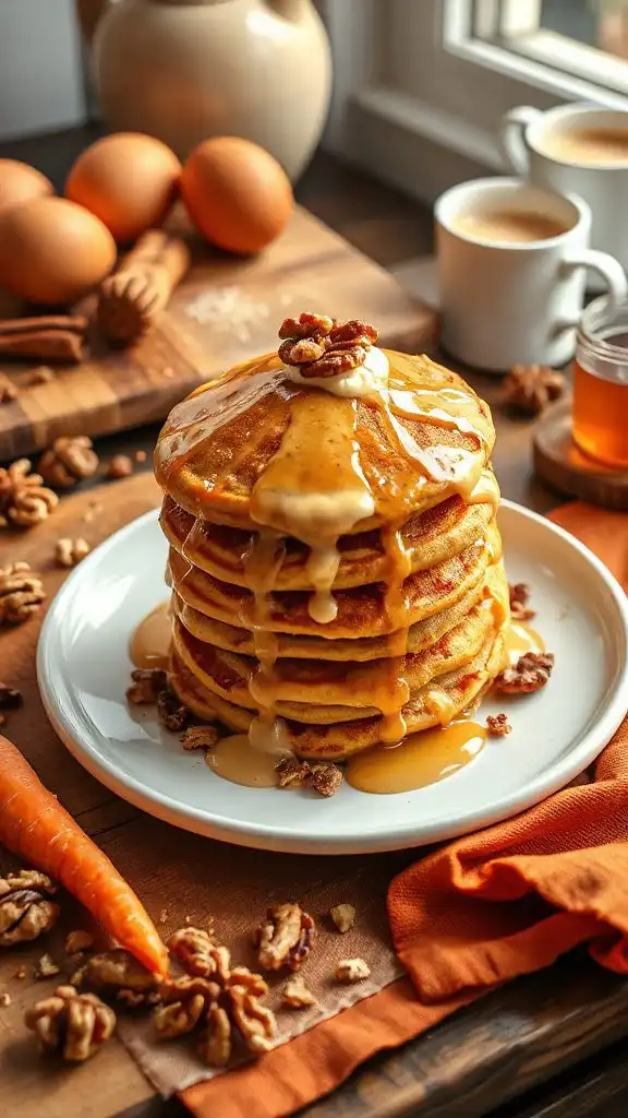 carrot cake pancakes recipe