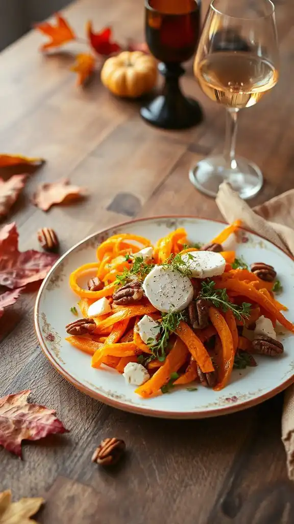 carrot goat cheese salad