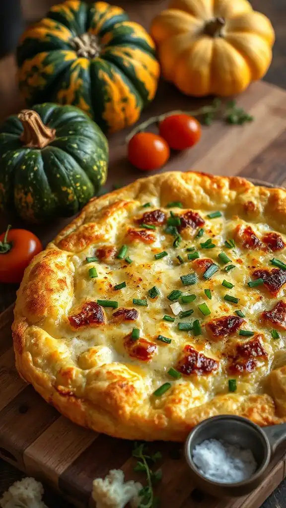 cauliflower chive frittata recipe