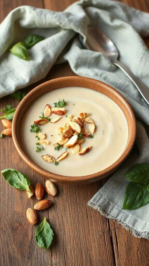 cauliflower soup with herbs