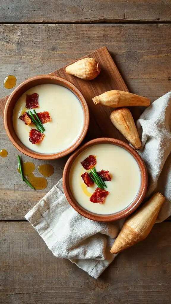 celeriac bacon soup recipe