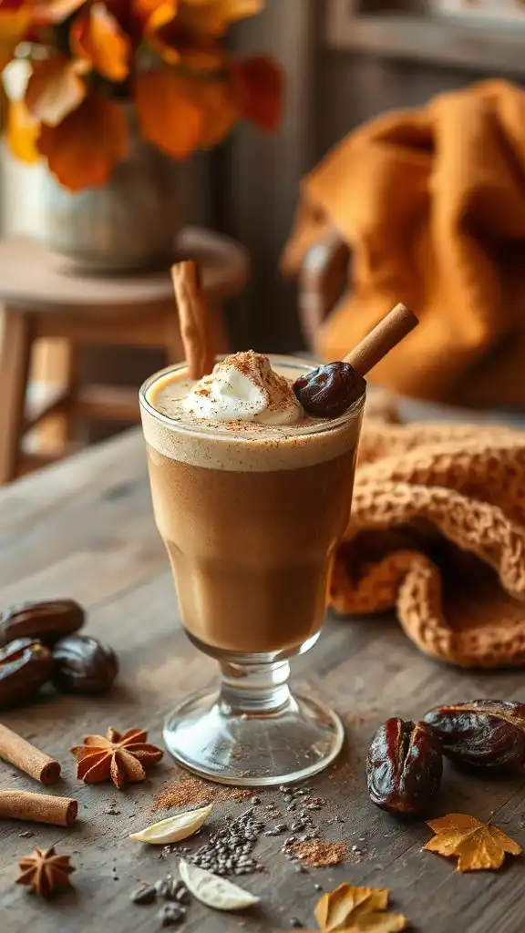 chai spiced date smoothie recipe