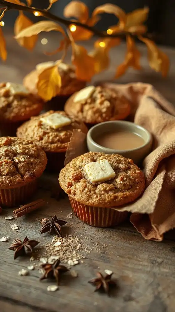 chai spiced hearty oatmeal muffins chai spiced hearty oatmeal muffins