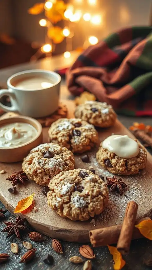 chai spiced oatmeal cookies recipe