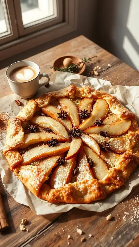 chai spiced pear galette recipe