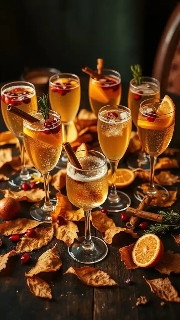 champagne cocktails for autumn
