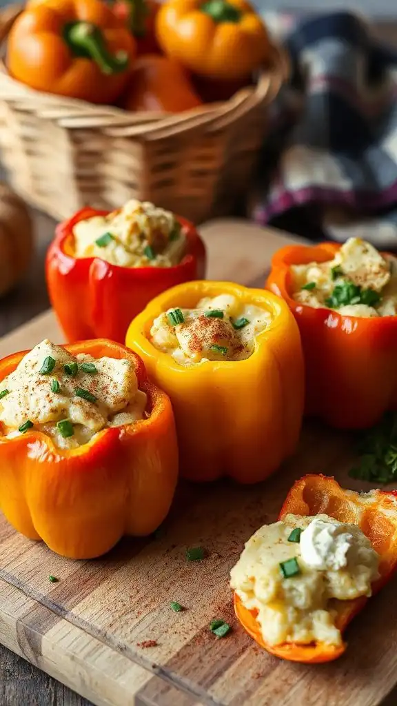 cheesy potato bell peppers