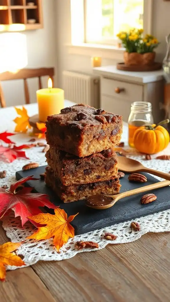 chewy maple pecan blondies chewy maple pecan blondies