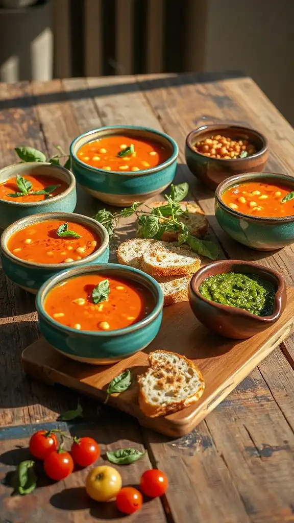 chickpea tomato basil soup