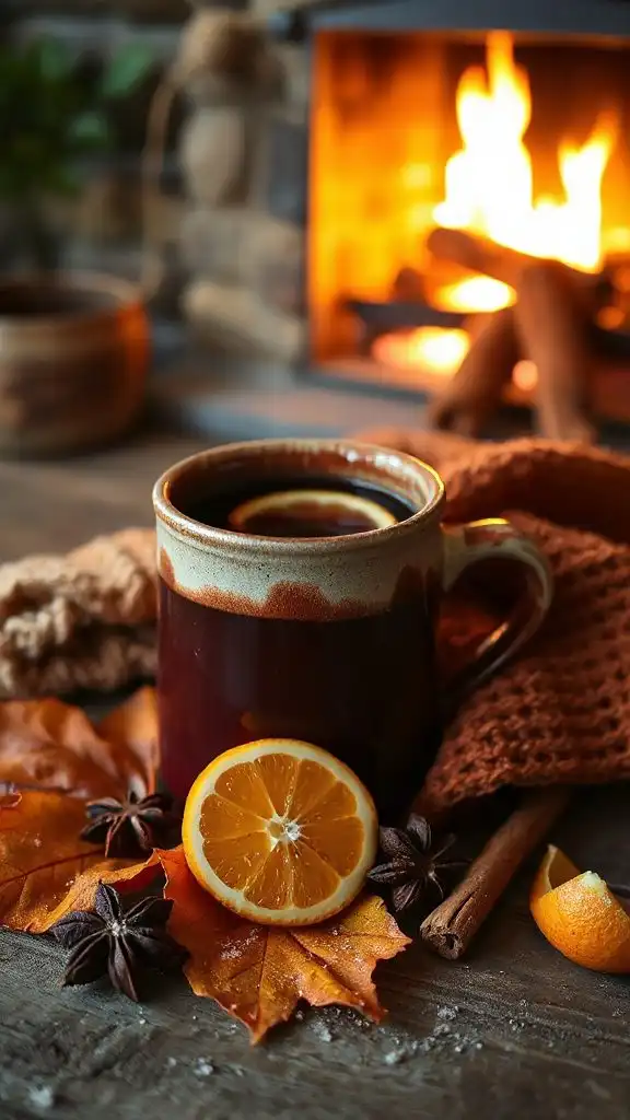 chocolate orange mulled wine