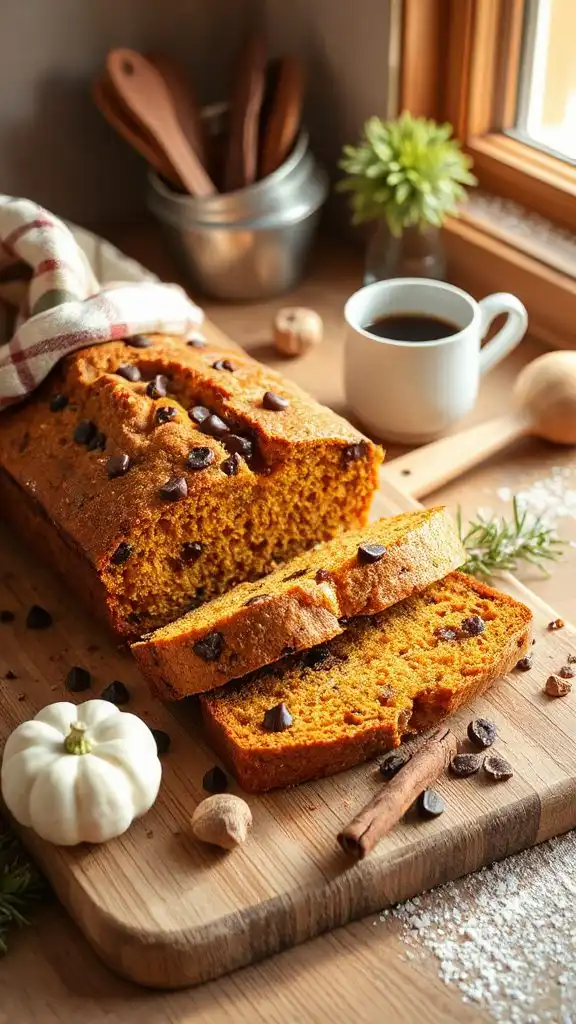 chocolate pumpkin bread delight
