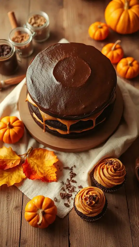 chocolate pumpkin cake recipe