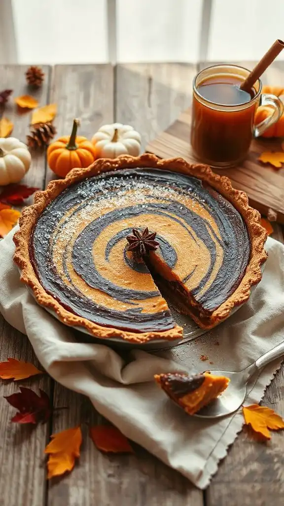 chocolate pumpkin pie delight