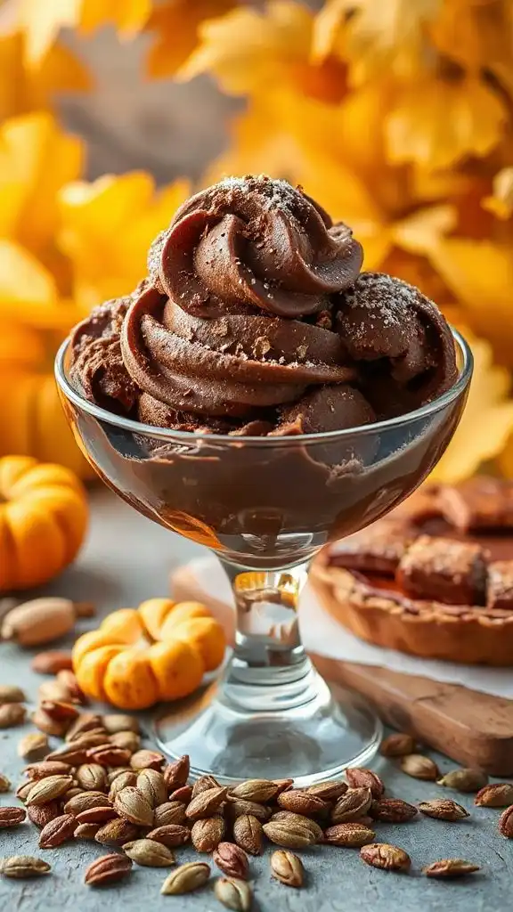 chocolate pumpkin pie ice cream