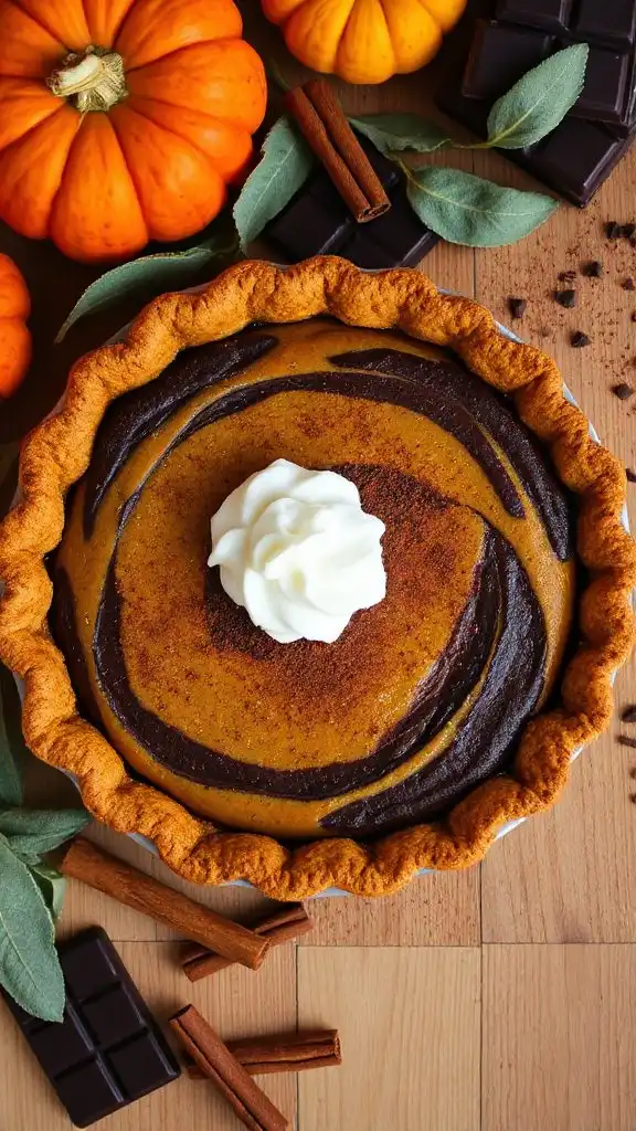 chocolate pumpkin pie recipe