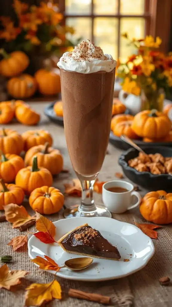 chocolate pumpkin pie smoothie