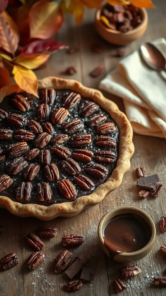 chocolatey nutty dessert delight