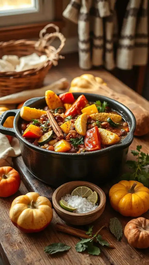cinnamon infused apple chili