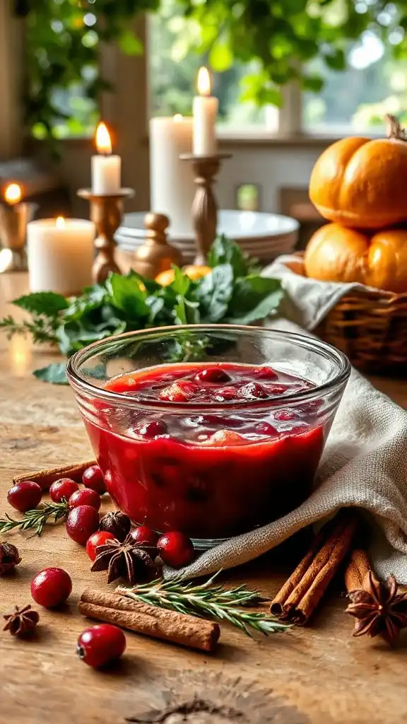 cinnamon infused cranberry sauce recipe