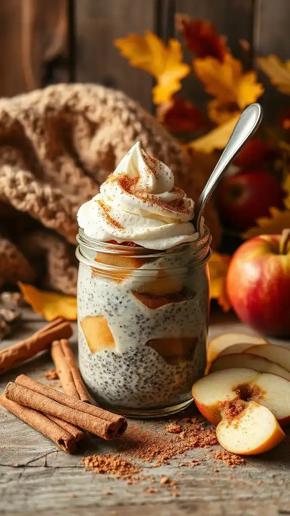 cinnamon roll chia pudding cinnamon roll chia pudding