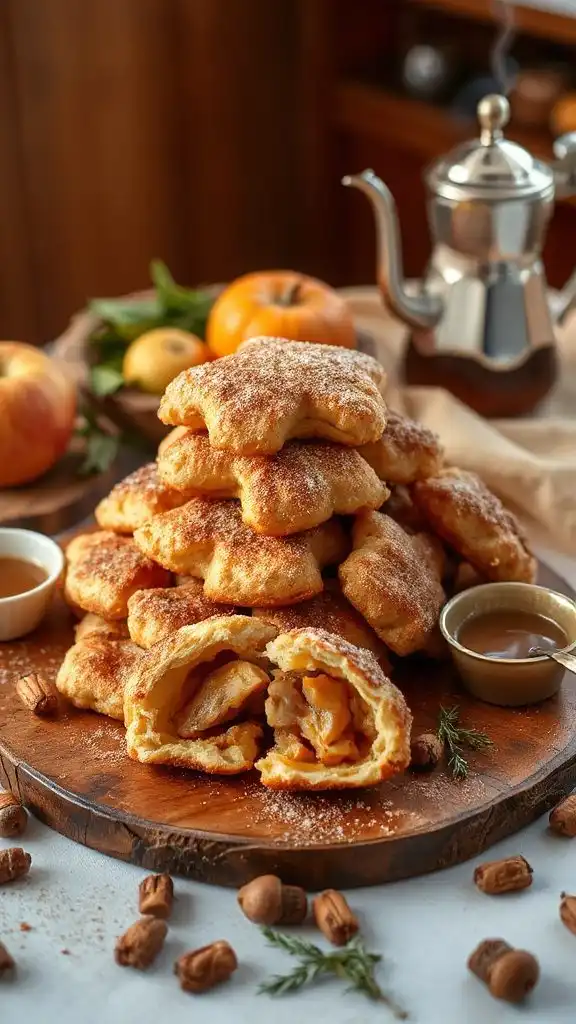 cinnamon sugar apple fritters