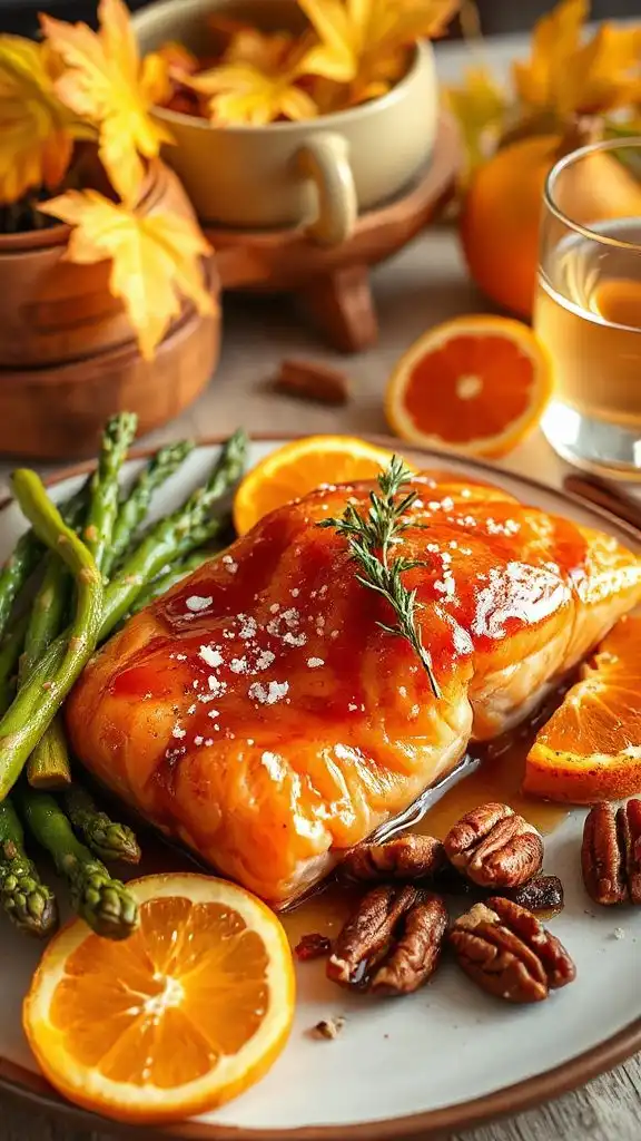 citrus maple glazed salmon citrus maple glazed salmon