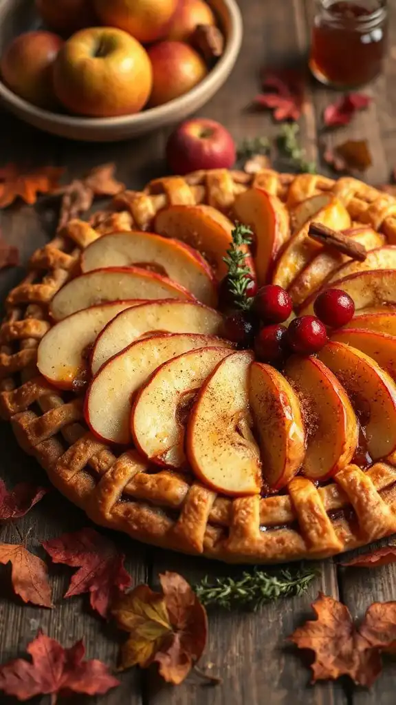 classic cinnamon apple tart
