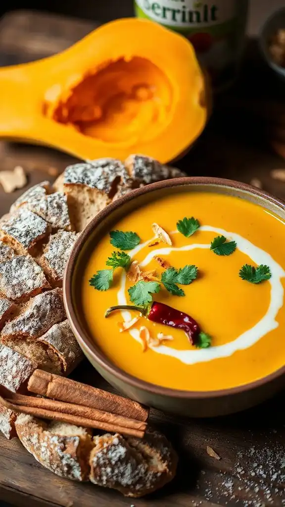 coconut curry butternut squash soup