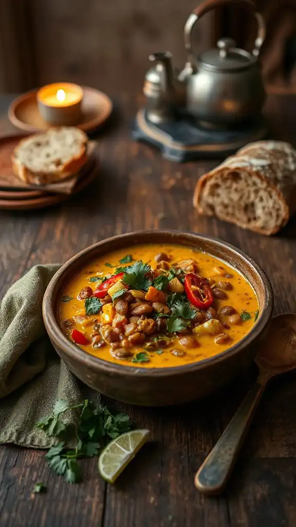 coconut curry lentil stew