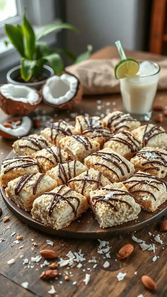coconut protein snack bars