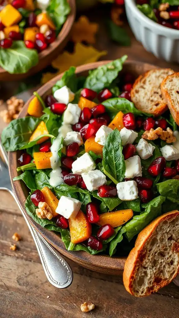 colorful autumn salad recipe