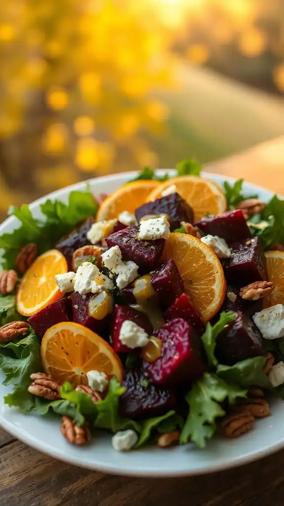 colorful roasted beet salad colorful roasted beet salad