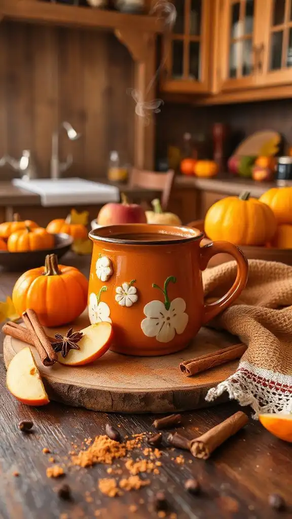 comforting autumn spiced beverage