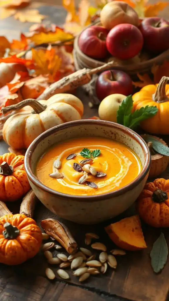 comforting autumn spiced soup