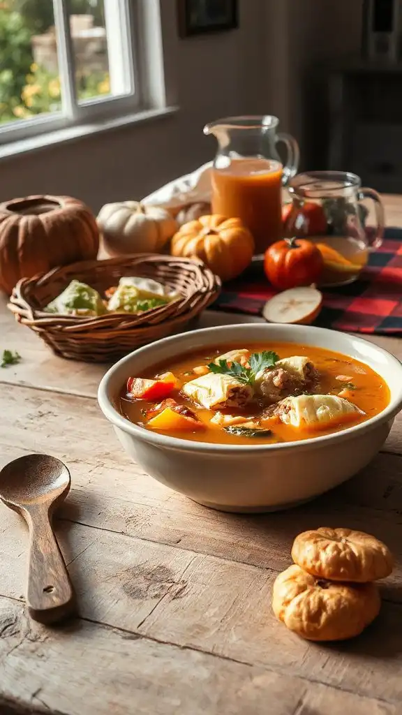 comforting cabbage roll soup