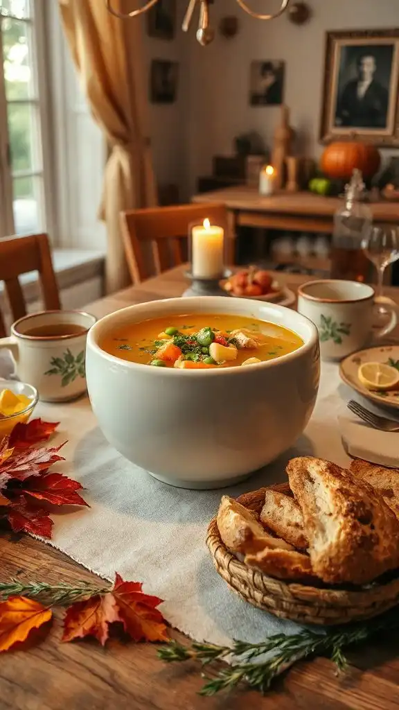 comforting chicken soup recipe