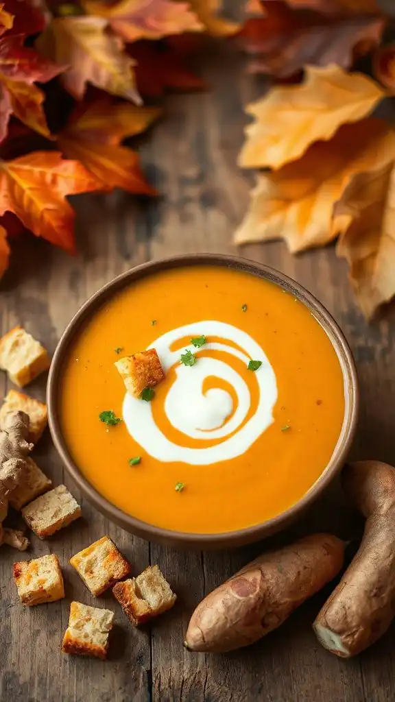 comforting ginger sweet potato soup comforting ginger sweet potato soup