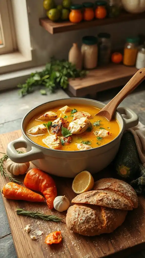 comforting italian chicken soup